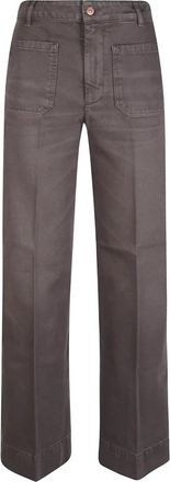 Victoria Beckham Wide Jeans - Dames - Loose Fit Jeans - Grijs - W29 - Jeans