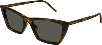 Saint Laurent Authentieke Mica Dunne Bril - Dames - Zonnebrillen - Bruin - 54 MM - Accessoires