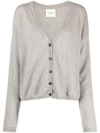 Lisa Yang Cardigan con scollo a V - Grigio