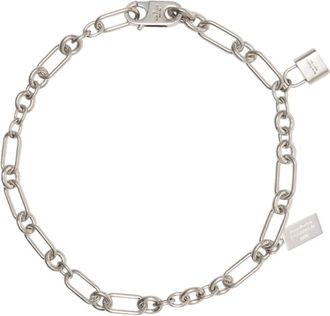 Acne Studios Padlock Chain Necklace - Heren - Kettingen - Grijs - ONE Size - Accessoires