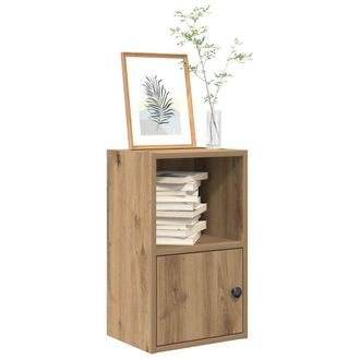 Berkfield Home Bookcase Artisan Oak 31x24x52 cm Engineered Wood in Brown | Size: 31 x 24 x 52 cm