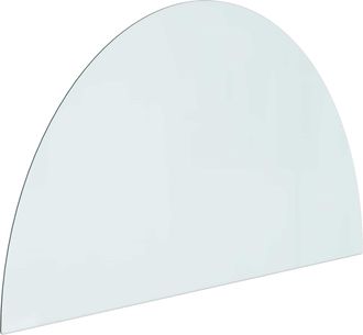 vidaXL Placa De Vidrio Para Chimenea Transparente 1000 X 600 Mm Vidaxl
