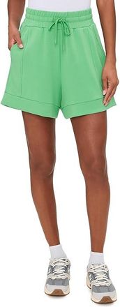 Varley Atrium High-Rise Shorts Womens Shorts Green Spruce : XXS 4.5, Elastane/Polyester/Viscose