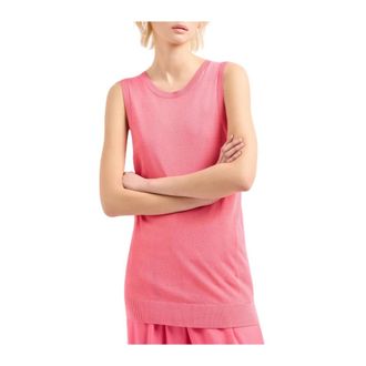 A|X Armani Exchange Nicky Jurk Sandalen Vrouwen - Dames - Ronde hals truien - Roze - L - Truien & Vesten