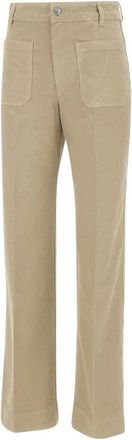 Victoria Beckham Straight Jeans - Dames - Regular Fit Jeans - Groen - W29 L34 - Jeans