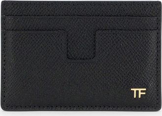 Tom Ford Portacarte in pelle con logo - TOM FORD - gender_Man