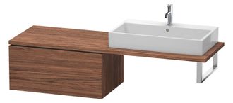 Duravit Armario Consola Bajo L-cube 400x820x547mm Nogal Oscuro