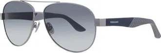 Ferragamo SF275SN 071 Matte Dark Ruthenium/Brown Gradient