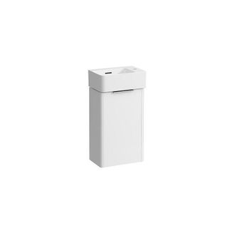 Laufen Juego De V&aacute;lvulas Laufen, Lavabo H815280, 1 Agujero Para Grifo A La Derecha, Rebosadero, Incl. Lavamanos De La Base Base, 1 Puerta, Bisagra A La Derec