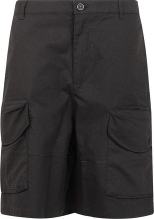 Daily Paper Clothing Katoenen Cargo Shorts - Dames - Korte Broeken - Zwart - L - Katoen - Korte Broeken