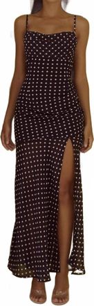 Runaway The Label Kyleah Maxi Dress In Black/white