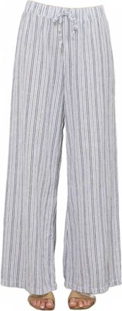 La Made Beachfront Linen Pant In Natural