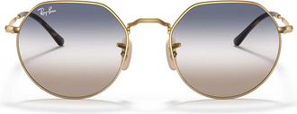 Ray-Ban Sunglasses Rb3565 001/Gd Jack Gold/Transparent Blue Unisex