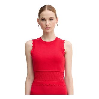 Gaud&igrave; Top sin mangas - Tops - Mujer - Rojo - L