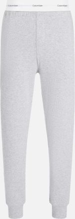 Calvin Klein Mens Modern Terry Logo Waistband Jogging Bottoms, Grey Heather - Size: 33/32/32