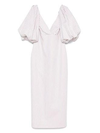 Luisa Spagnoli cotton midi dress - women - Cotton/Cotton - 38 - White