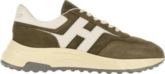 Hogan Hyperlight leren sneakers - Heren - Sneakers - Bruin - 39 1/2 EU - Leer - Schoenen