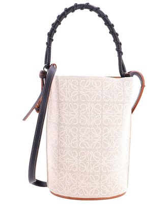 Loewe Gate Bucket Bag Anagram Jacquard Medium (Authentic Pre-Loved)