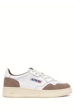Autry Goat Leather and Suede Bimaterial Sneakers
