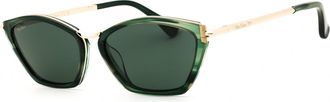 Max Mara MM0162 96N Shiny Dark Green/Green