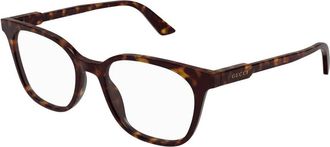 Gucci Glasses, male, Brown, Size: 51 MM Gg1821O Eyeglasses