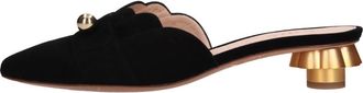 Chie Mihara Sofiel Suede Sabot - Dames - Muiltjes - Zwart - 35 EU - Leer - Schoenen