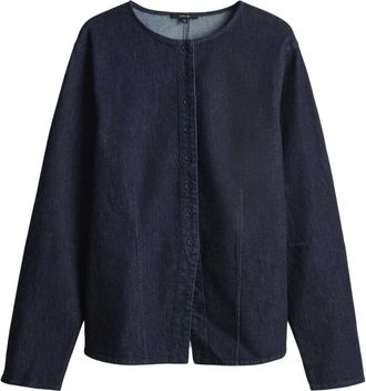 OPUS Dames, Blouses & Shirts, Blauw, Maat: L