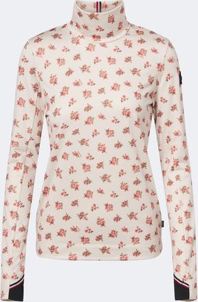 Moncler Floral turtleneck ski top