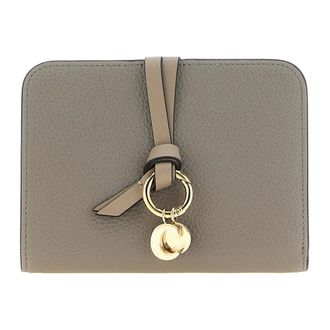 Chlo&eacute; Cartera plegable Alphabet - Accessories - Mujer - Gris - ONE SIZE