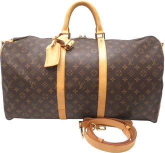 Louis Vuitton Brown Monogram Boston Bag (Pre-Owned)