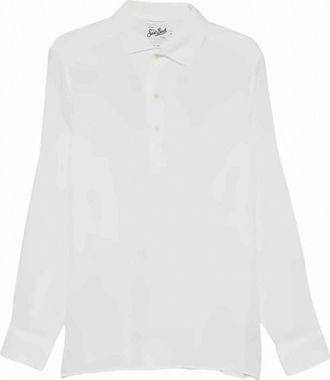 MC2 Saint Barth Semi-Sheer Textured Long-Sleeve Shirt