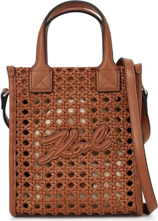 Karl Lagerfeld K/Skuare tote bag - women - Polyurethane - OS - Brown