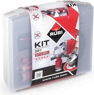 Rubi Set De Brocas Drygres (6 Piezas), Ideal Para Perforar Gres Porcel&aacute;nico, Cer&aacute;mica Y Materiales Duros, Alta Durabilidad Y Precisi&oacute;n, Perfecto Para Profe