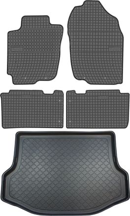 OEM Juego De Alfombrillas De Goma Para El Coche Y El Maletero Para El Toyota Rav4 Iv Suv (de Marzo De 2013 A Diciembre De 2018)