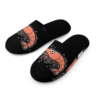 Generic Cartoon Shrimp Mens House Slippers Slip Indoor Slipper On Shoes Warm Outdoor