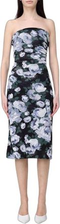 Stella McCartney Vestido Midi Estampado de Rosas - Dresses - Mujer - Multicolor - M