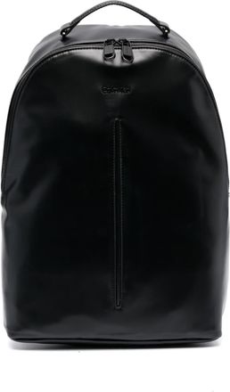 Calvin Klein embossed-logo backpack - men - Polyurethane - OS - Black