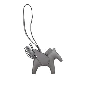 Herm&egrave;s Pre-owned Hermes Milo Lambskin GriGri Rodeo Pegasus Bag Charm PM Ladies 1SNEWKS867D8F57S