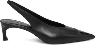 Rotate Pumps in pelle con cinturino posteriore - Nero