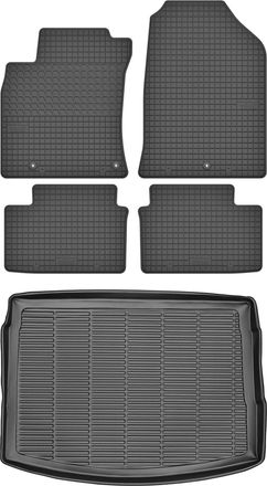 OEM Juego De Alfombrillas De Goma Para Coche Y Alfombrilla Para Maletero Para Kia Ceed Iii Hatchback (2018)