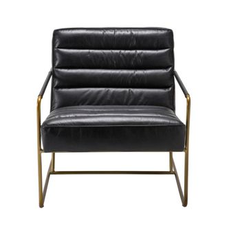 Signature Sill&oacute;n de cuero - MARANELLO - Negro