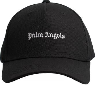 Palm Angels Cotton Cap - Dames - Petten - Zwart - ONE Size - Katoen - Accessoires