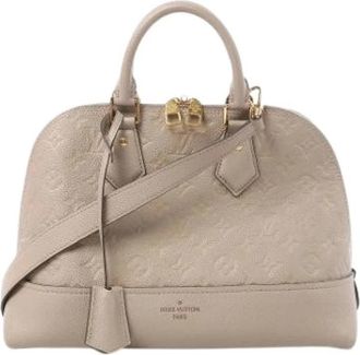 Louis Vuitton Pre-owned Alma PM - Dames - Vintage Handtas - Beige - ONE Size - Leer - Vintage