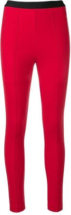 Balenciaga Red Logo Waist Leggings Size M
