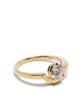 Loyal.e Paris Anello Intr&eacute;pide Petite Arc in oro giallo18 carati con diamanti