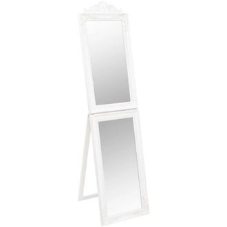 vidaXL Espejo De Pie Blanco 40x160 Cm Vidaxl