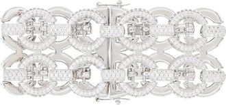 Self Portrait Double Crystal Bracelet-Donna