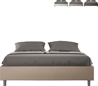 Itamoby Sommier Cama Doble Contenedor 160x200 Azelia M1 Color: Beige - Versi&oacute;n: Modelo Est&aacute;ndar