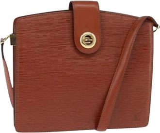 Louis Vuitton Pre-owned Vintage Cross Body Tas - Dames - Vintage Schoudertas - Bruin - ONE Size - Leer - Vintage
