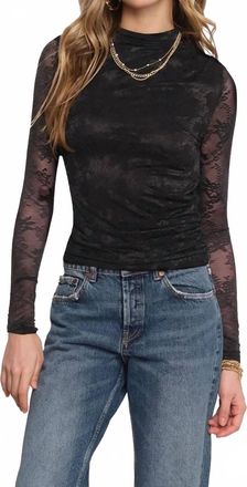 Heartloom Fallon Top In Black